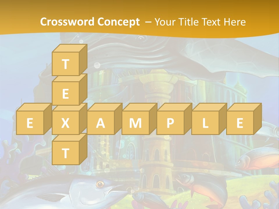 Crab Whale Manga PowerPoint Template