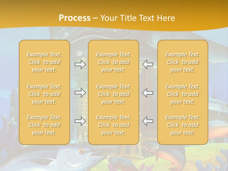Crab Whale Manga PowerPoint Template