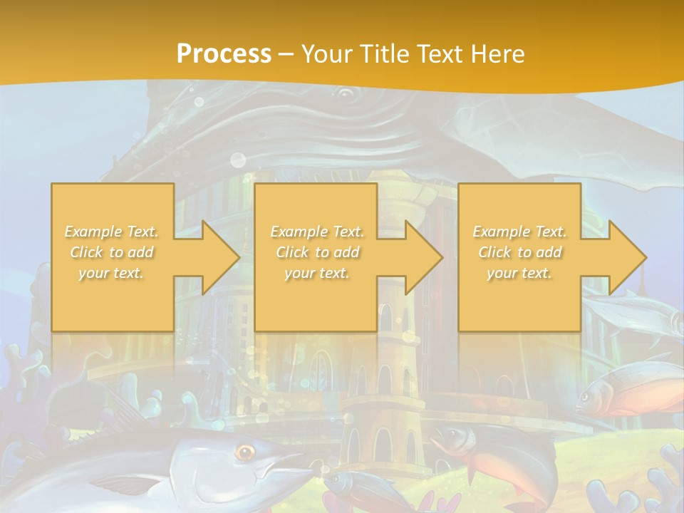 Crab Whale Manga PowerPoint Template