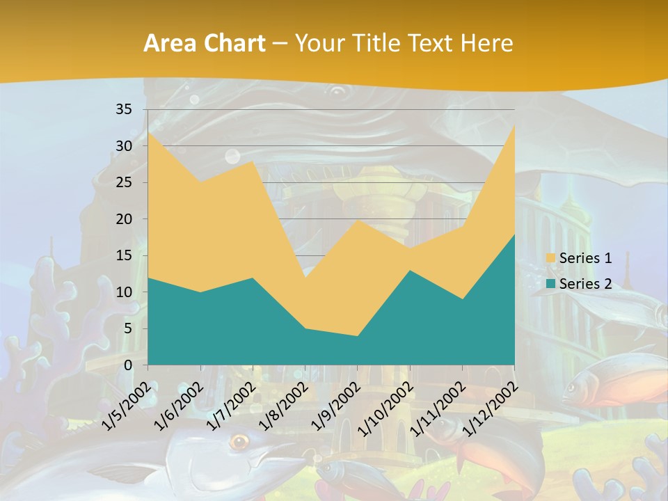 Crab Whale Manga PowerPoint Template