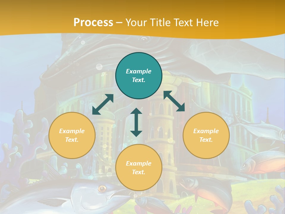 Crab Whale Manga PowerPoint Template