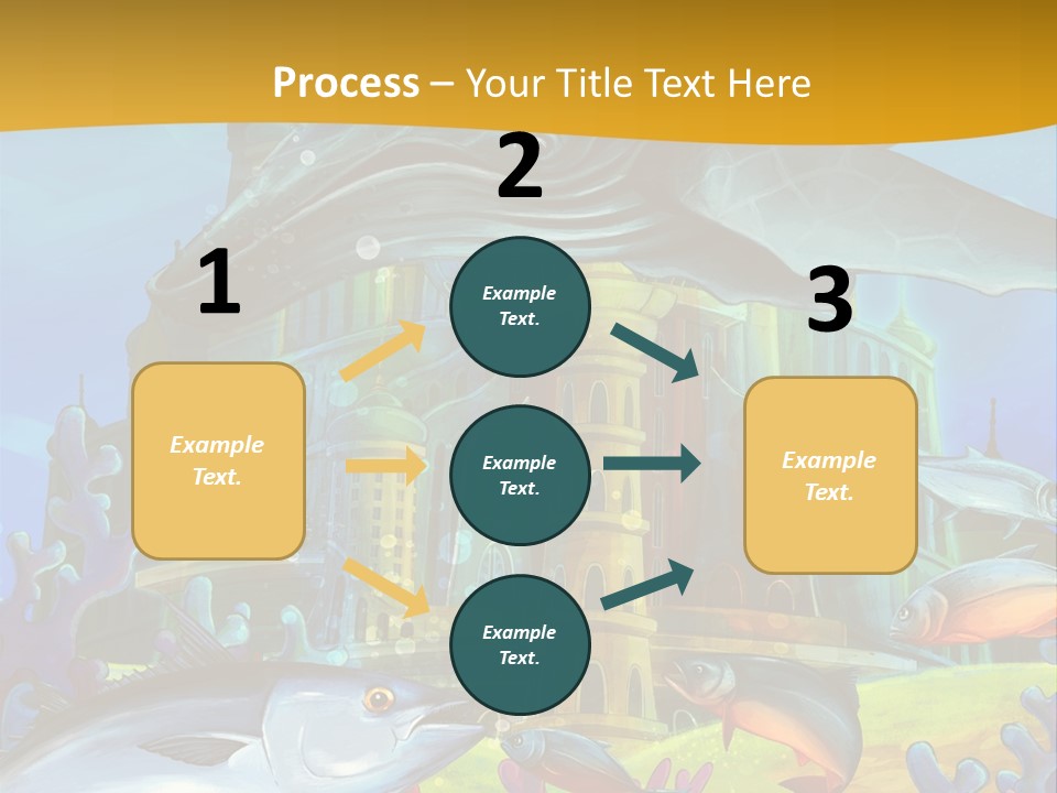 Crab Whale Manga PowerPoint Template