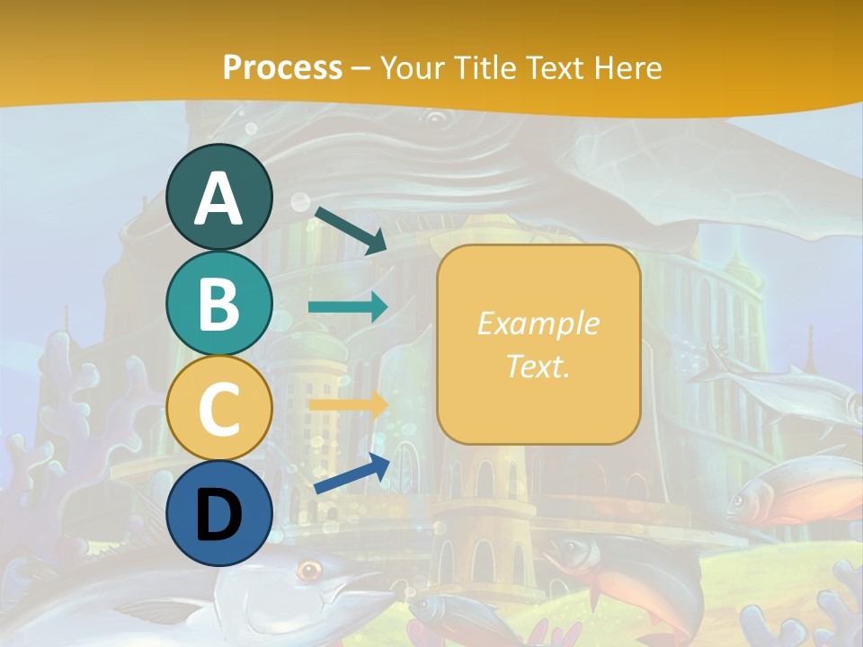 Crab Whale Manga PowerPoint Template