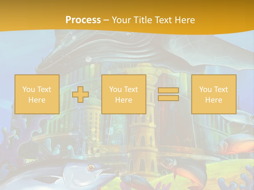 Crab Whale Manga PowerPoint Template
