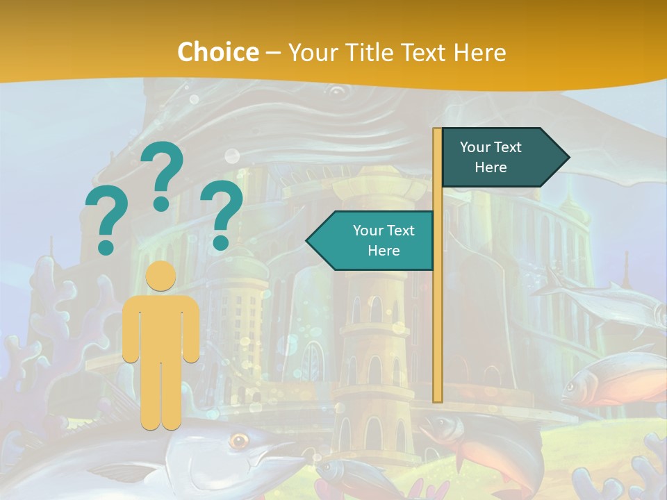 Crab Whale Manga PowerPoint Template