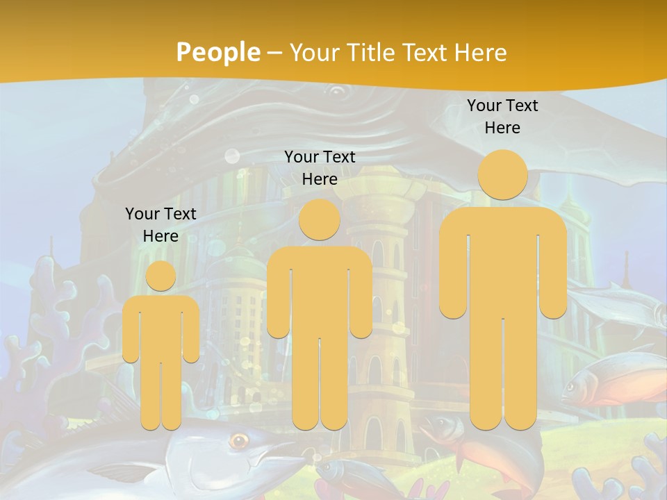 Crab Whale Manga PowerPoint Template