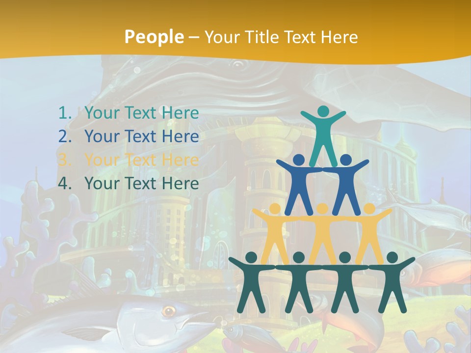 Crab Whale Manga PowerPoint Template