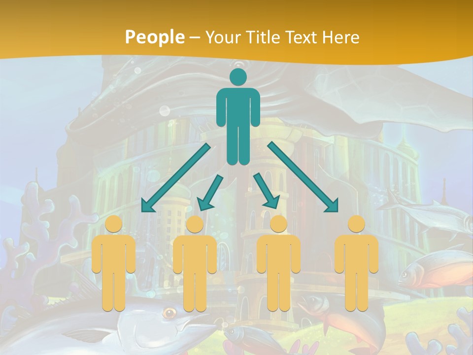 Crab Whale Manga PowerPoint Template