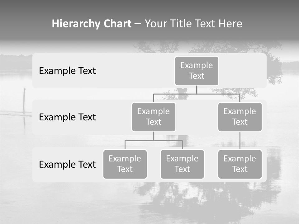 Goa Tree In River Tree In Lake PowerPoint Template