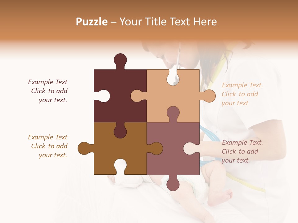 Woman Checkup People PowerPoint Template