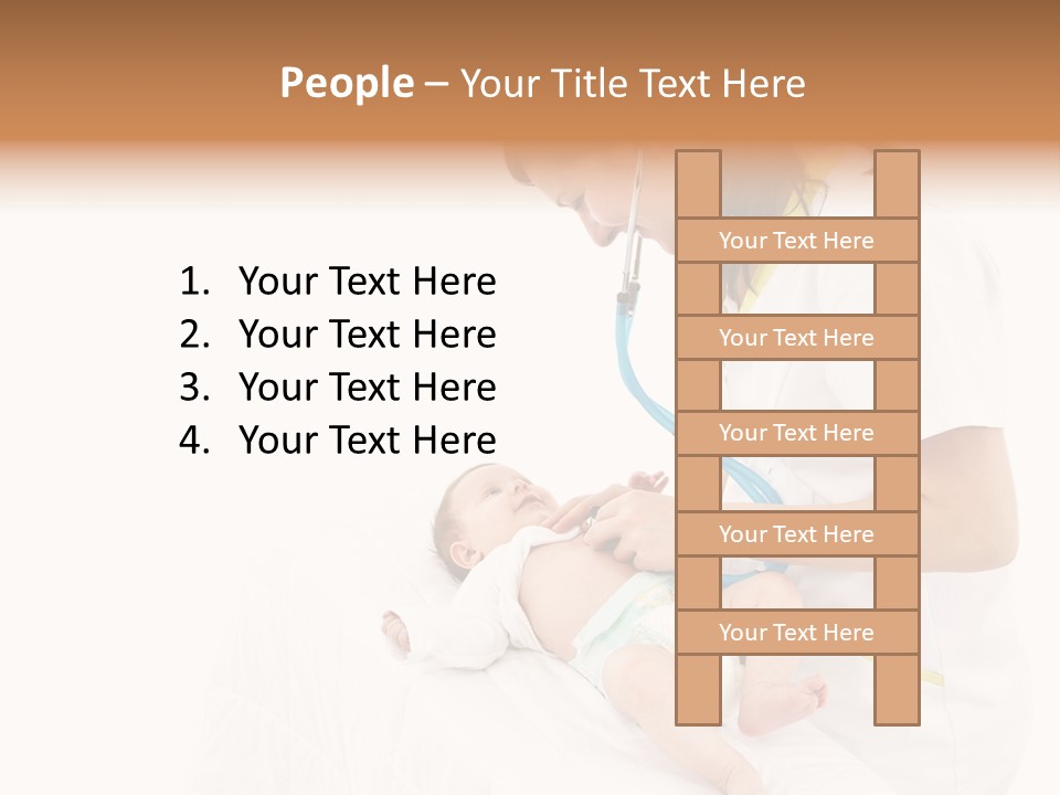 Woman Checkup People PowerPoint Template