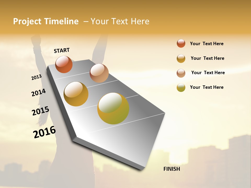 Backlit Vitality Workout PowerPoint Template