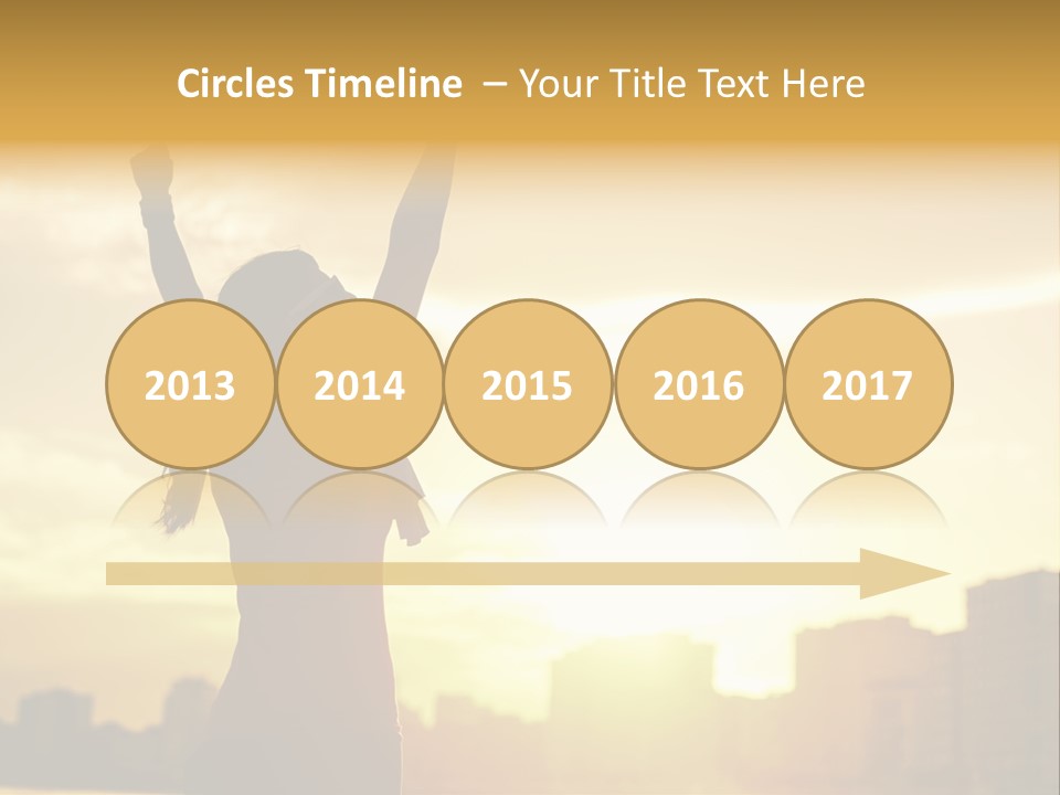 Backlit Vitality Workout PowerPoint Template