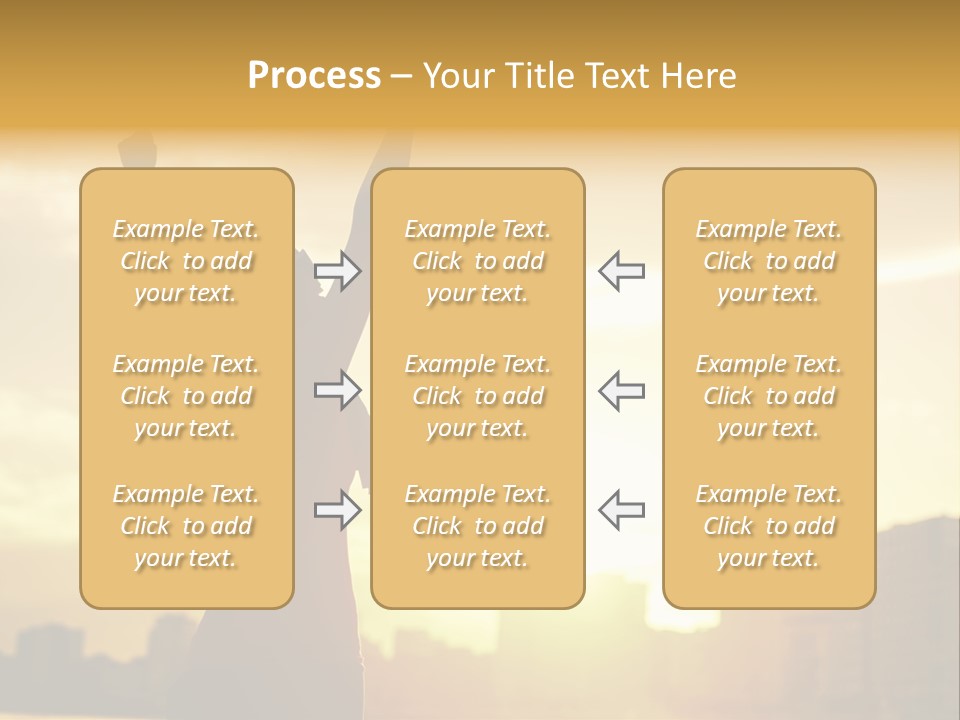 Backlit Vitality Workout PowerPoint Template