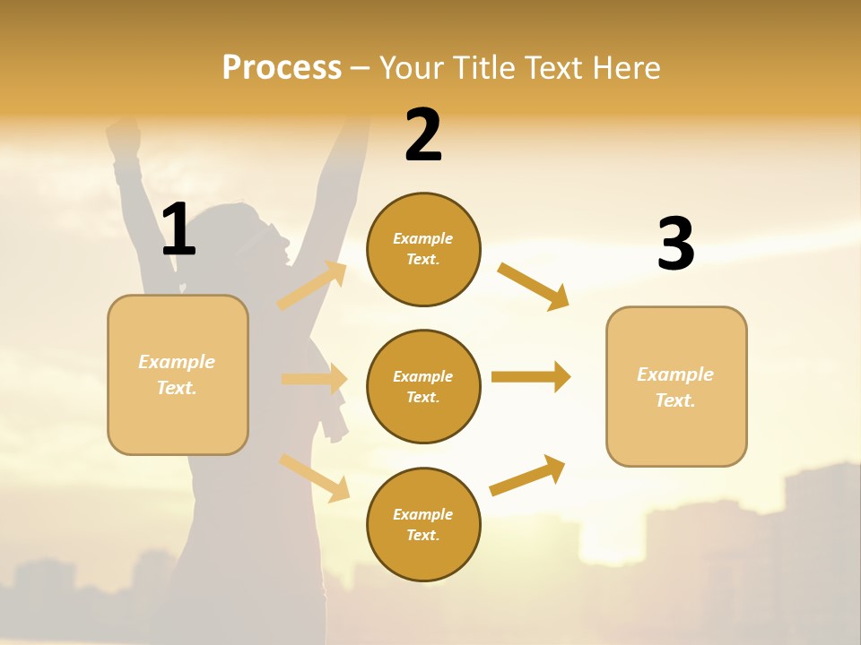 Backlit Vitality Workout PowerPoint Template