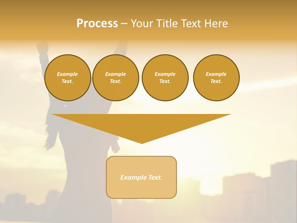 Backlit Vitality Workout PowerPoint Template