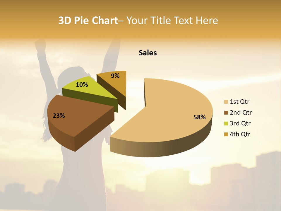 Backlit Vitality Workout PowerPoint Template