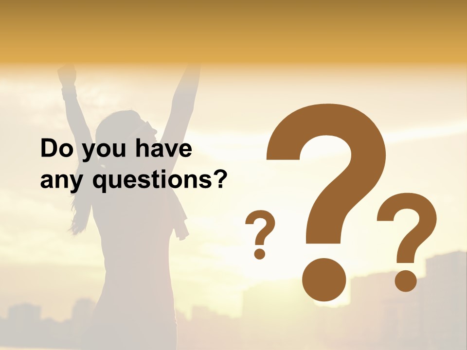 Backlit Vitality Workout PowerPoint Template