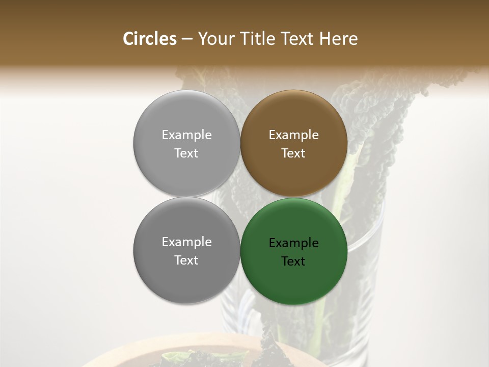 Vitamin Organic Cavolo Nero PowerPoint Template