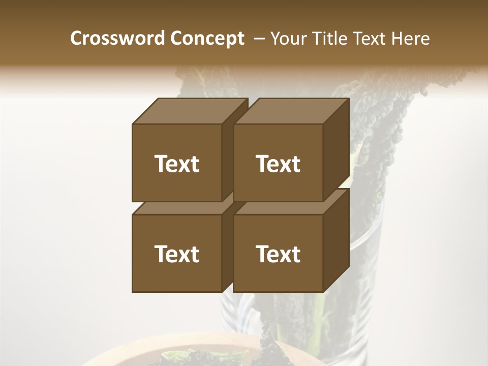 Vitamin Organic Cavolo Nero PowerPoint Template