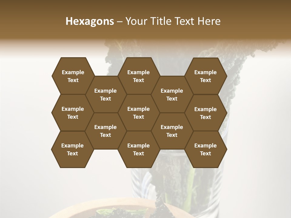 Vitamin Organic Cavolo Nero PowerPoint Template