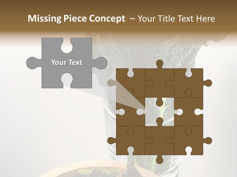 Vitamin Organic Cavolo Nero PowerPoint Template