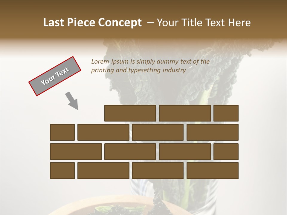 Vitamin Organic Cavolo Nero PowerPoint Template