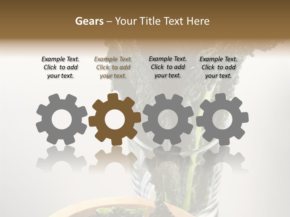 Vitamin Organic Cavolo Nero PowerPoint Template