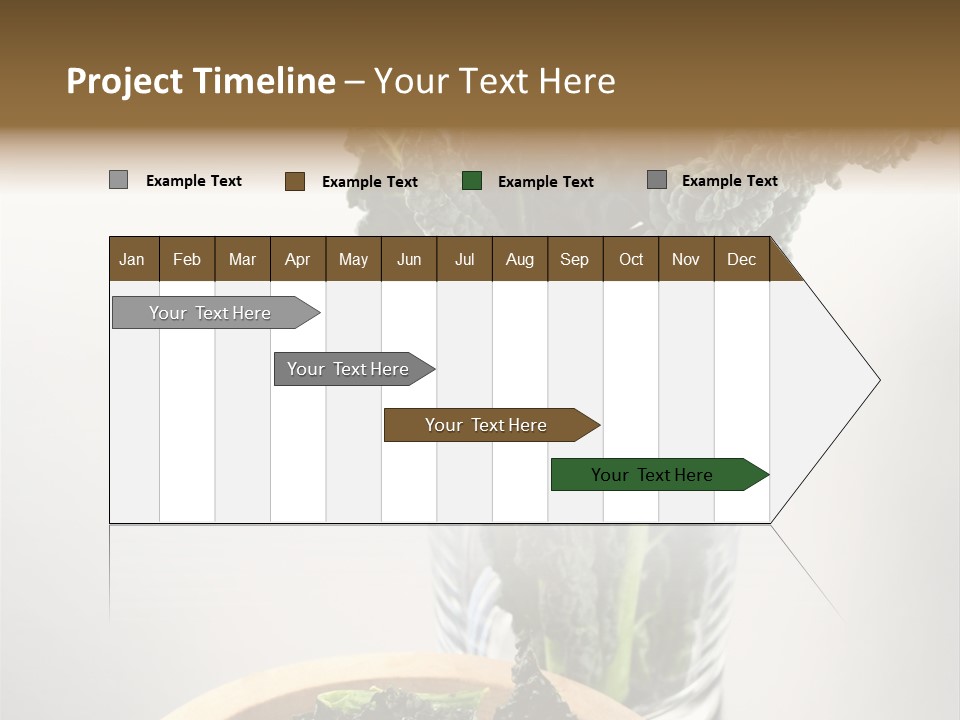 Vitamin Organic Cavolo Nero PowerPoint Template