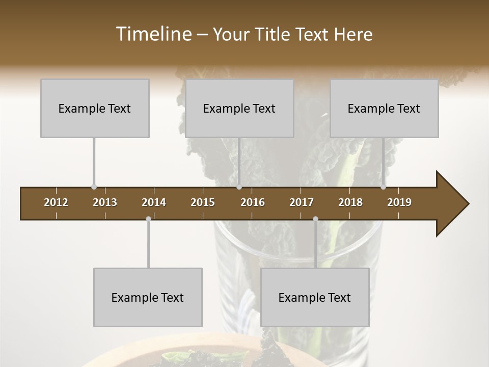 Vitamin Organic Cavolo Nero PowerPoint Template