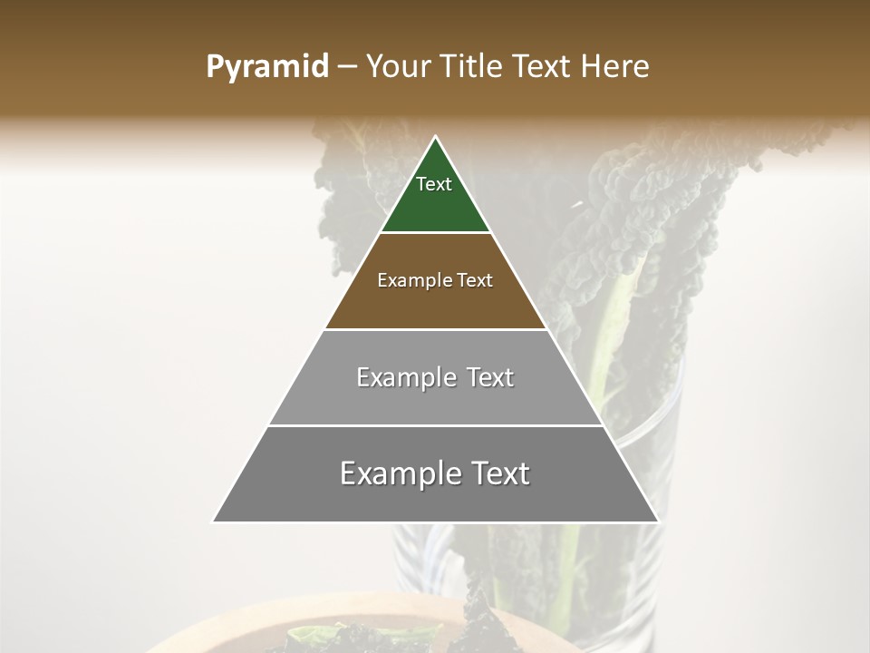Vitamin Organic Cavolo Nero PowerPoint Template