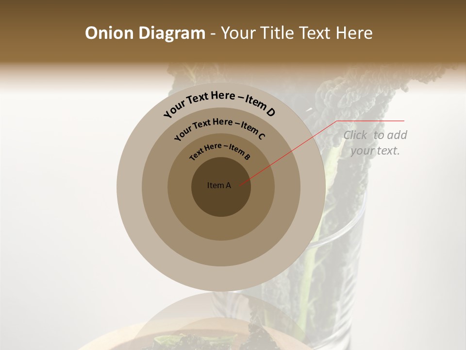 Vitamin Organic Cavolo Nero PowerPoint Template