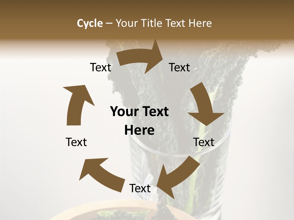 Vitamin Organic Cavolo Nero PowerPoint Template