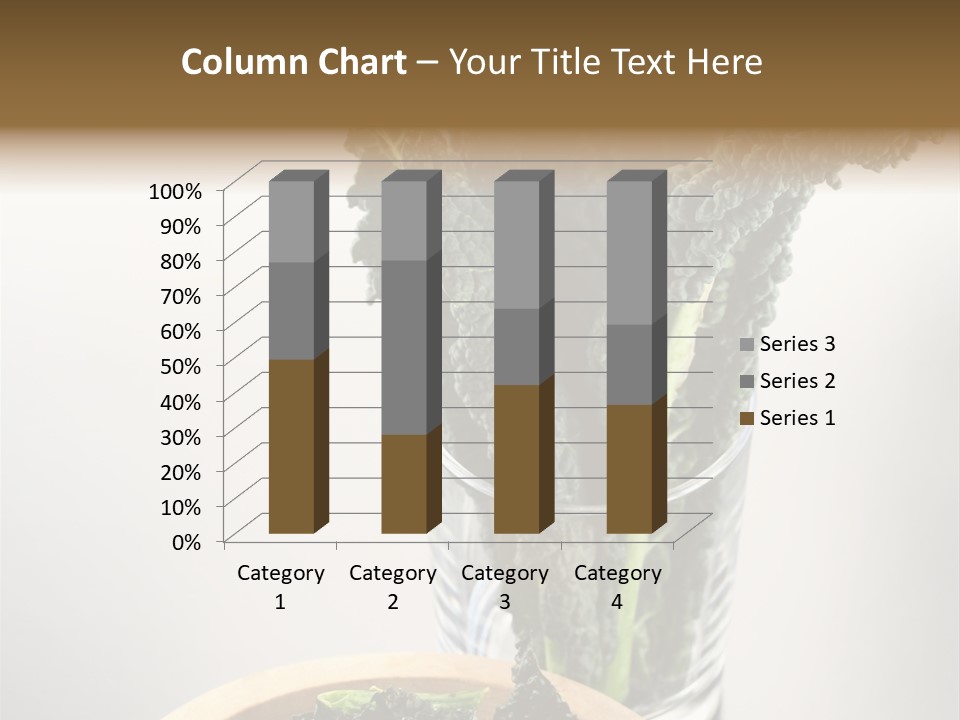 Vitamin Organic Cavolo Nero PowerPoint Template