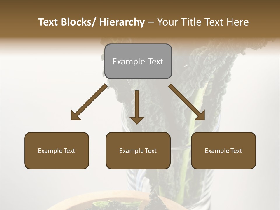 Vitamin Organic Cavolo Nero PowerPoint Template