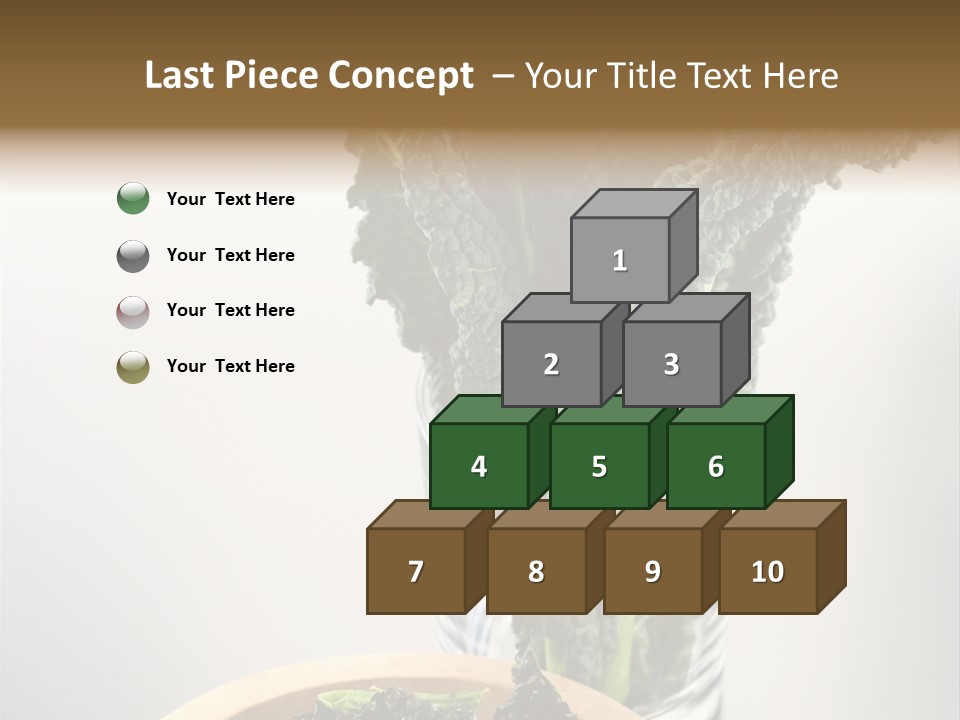 Vitamin Organic Cavolo Nero PowerPoint Template