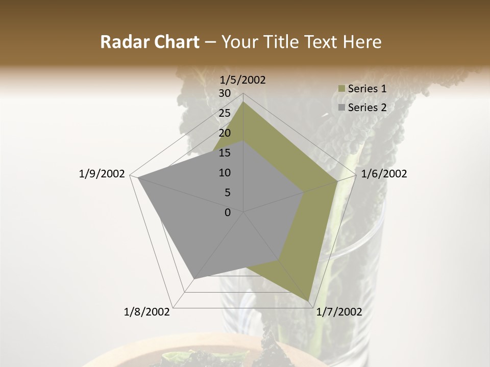Vitamin Organic Cavolo Nero PowerPoint Template