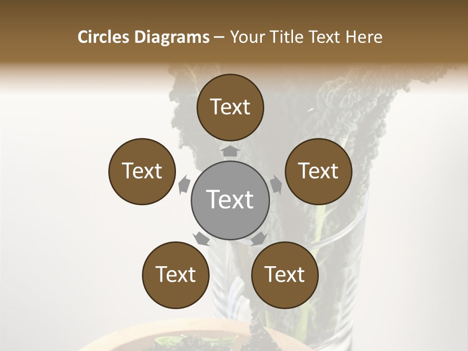 Vitamin Organic Cavolo Nero PowerPoint Template