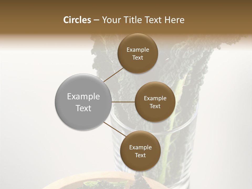 Vitamin Organic Cavolo Nero PowerPoint Template