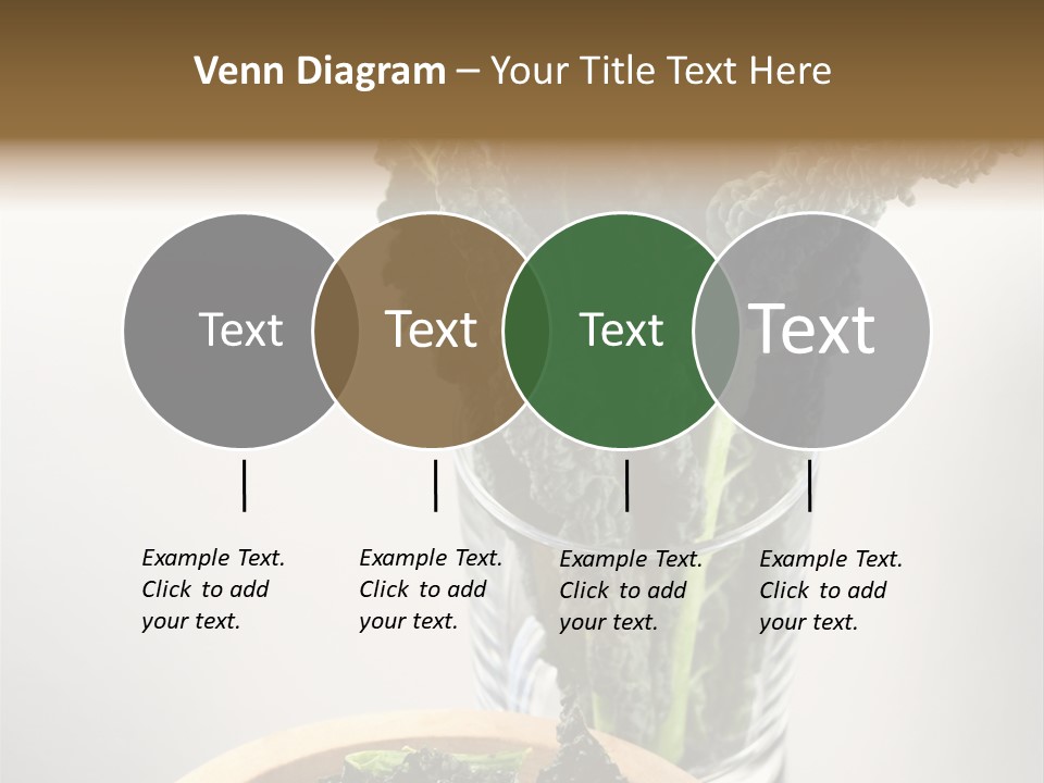 Vitamin Organic Cavolo Nero PowerPoint Template