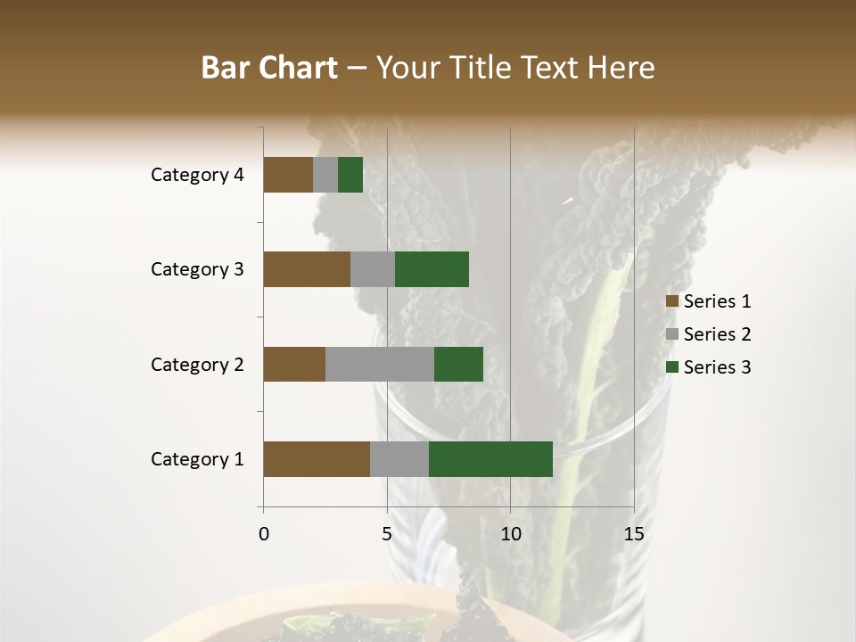 Vitamin Organic Cavolo Nero PowerPoint Template