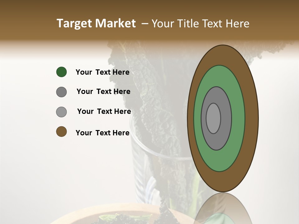 Vitamin Organic Cavolo Nero PowerPoint Template