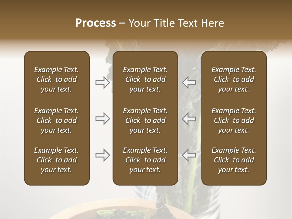 Vitamin Organic Cavolo Nero PowerPoint Template