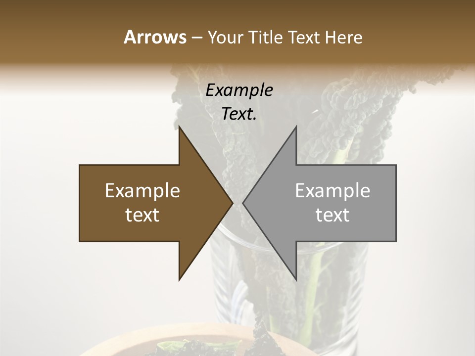 Vitamin Organic Cavolo Nero PowerPoint Template