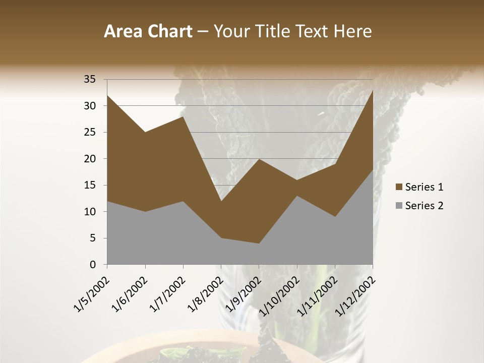 Vitamin Organic Cavolo Nero PowerPoint Template