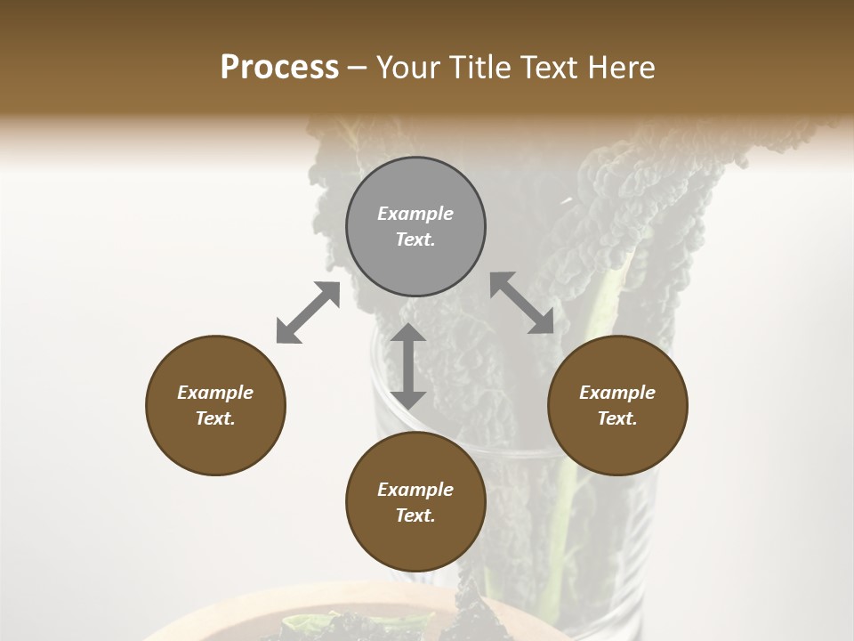 Vitamin Organic Cavolo Nero PowerPoint Template