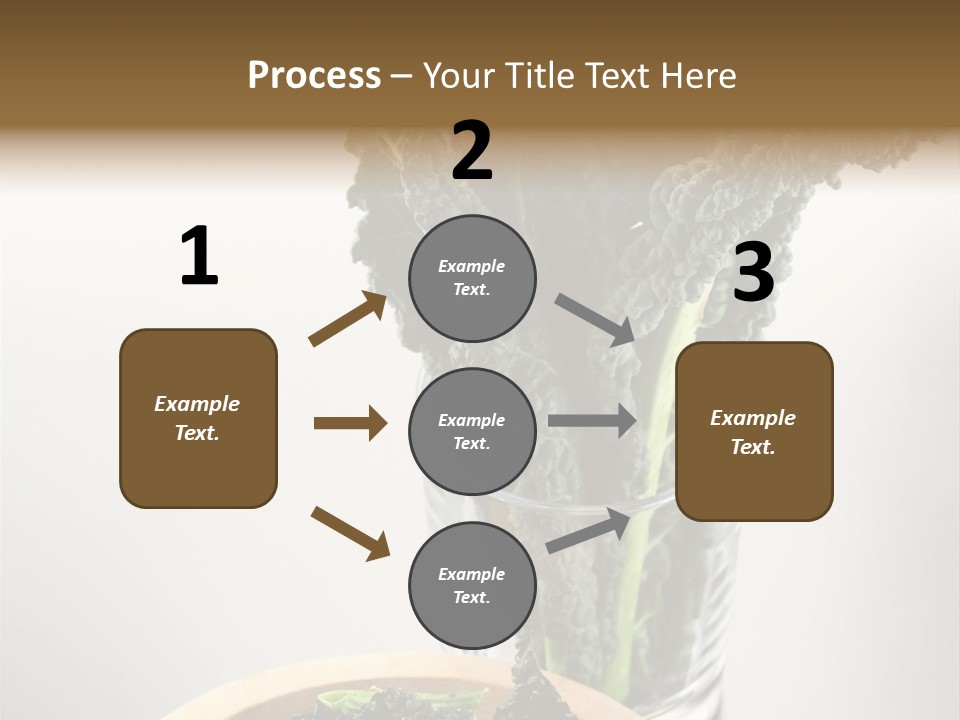 Vitamin Organic Cavolo Nero PowerPoint Template