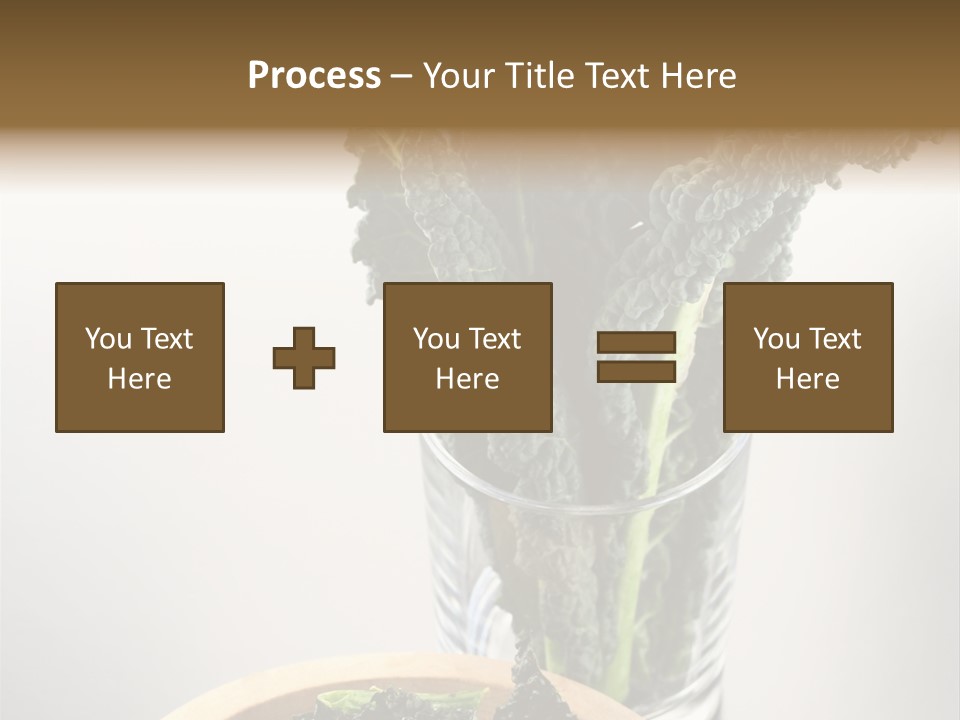 Vitamin Organic Cavolo Nero PowerPoint Template