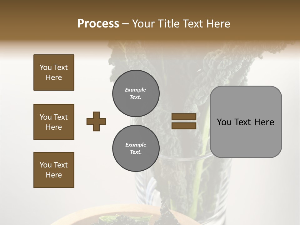 Vitamin Organic Cavolo Nero PowerPoint Template