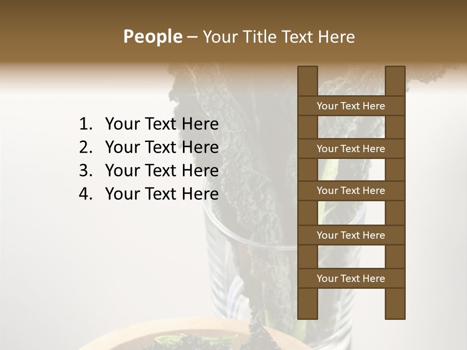 Vitamin Organic Cavolo Nero PowerPoint Template